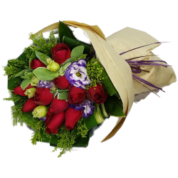 My Only Love Romantic Roses Round Bouquet