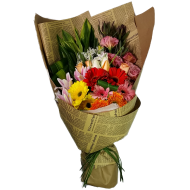 Morning Glow Mixed Flower Bouquet