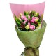 One Dozen Special Pink Roses Bouquet