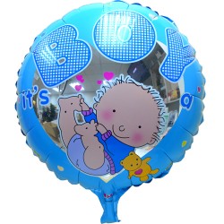 Baby Joy Balloons - 16 Inches Baby Boy Celebration