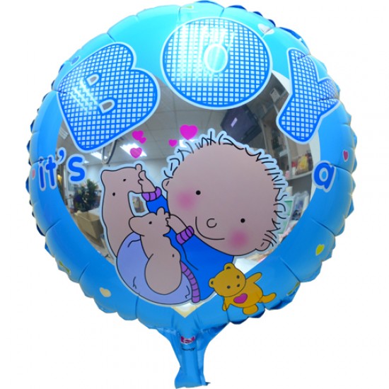 Baby Joy Balloons - 16 Inches Baby Boy Celebration