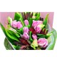 One Dozen Special Pink Roses Bouquet